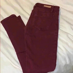Sanctuary Skinny The Charmer Jean size 26 Burgundy